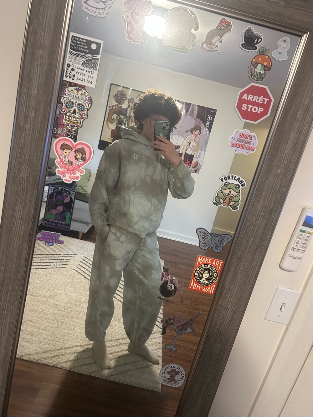 Tie-Dye Hoodie & Sweatpants Set